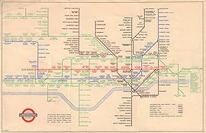 London Transport - Underground lines - Number 1 1945