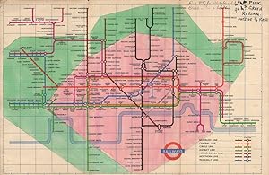 London Transport - Diagram of lines - 1955 [355/542D/500,000]