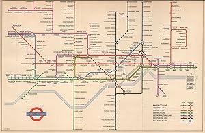 London Transport - Diagram of lines - January 1953