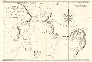 [Cook 3e Voyage] Carte de l'entrée de Norton et du Détroit de Bhering, où l'on voit le Cap le plu...
