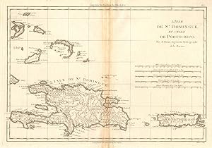 LIsle de St Domingue et celle de Porto-Rico [The islands of Hispaniola and Puerto Rico]