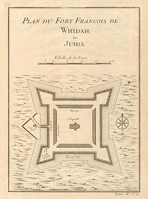 Plan du Fort François de Whidah ou Juida [Plan of the French fort at Ouidah]
