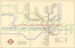London Transport - Underground lines - Number 1 1945