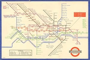London Underground Transport - Railway Map No 2. 1935