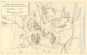 10 Corps' plan of attack on Enfidaville position 19th April 1943