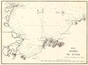 Plan du Golfe de Tunis [Plan of the Gulf of Tunis]