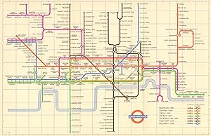 London Transport - Diagram of lines - 1957 [1156/2672D/1,000,000]