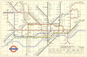 London Transport - Diagram of lines - Number 2 1968 - 168/169Z/250,000