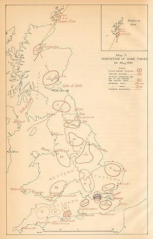 Disposition of Home Forces, 1st May 1940