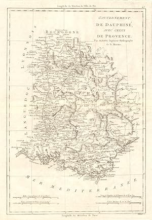 Gouvernement de Dauphiné avec celui de Provence [The Provinces of Dauphiné and Provence]