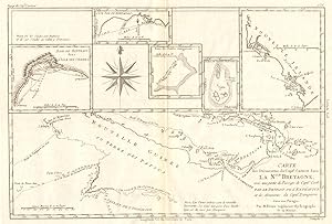 [Voyage du Capitaine Carteret] Carte des Découvertes du Capitaine Carteret, dans la Nouvelle Bret...