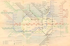 London Transport - Underground Lines No 2. 1938 - 14062