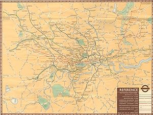[Underground Railway Map - London Transport - Number 1 - 1937]