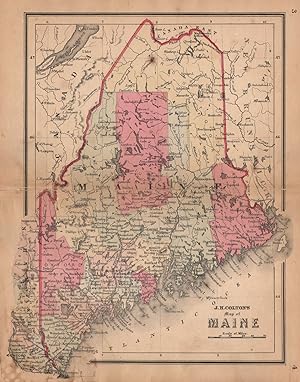 J. H. Colton's map of Maine