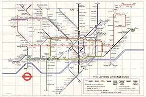 London Transport - Diagram of lines - Number 2 1975 [9.75/2910M/1,000M]