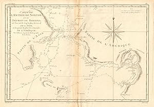 [Cook 3e Voyage] Carte de l'entrée de Norton et du Détroit de Bhering, où l'on voit le Cap le plu...