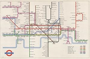 London Transport - Diagram of lines - 1956 [No print code. Paper edition]