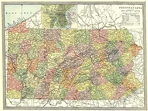 Pennsylvania; Inset Map of Philadelphia and Vicinity
