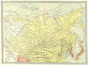 Northern Asia showing Siberia and part of China