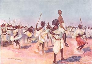 The Borana Bororansi dance, Somaliland - Like all savages, the Somalis are very fond of singing a...