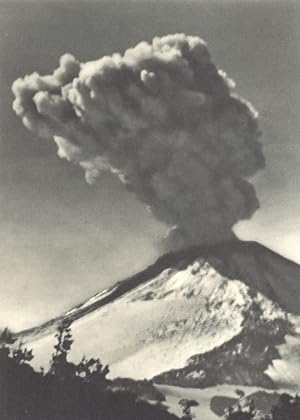 Volcan Chillan. Erupción