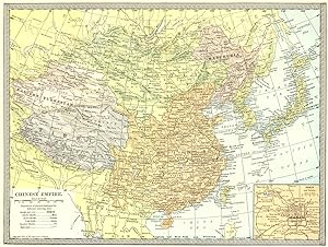 Chinese Empire; Inset Map of Pekin and Vicinity