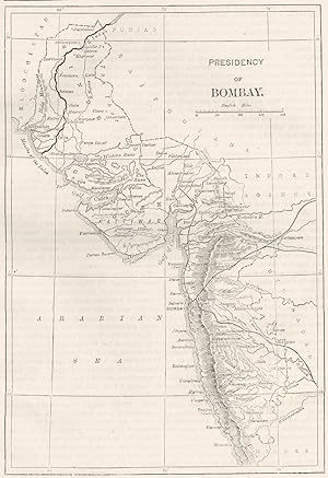 Map of The Presidency of Bombay