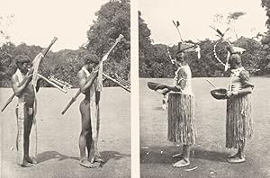 Kobeuan Dances - The Left-hand photograph shows a dance at one of the large Death festivals which...