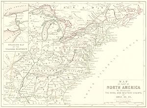 Map of part of North America, to Illustrate the Naval and Military events