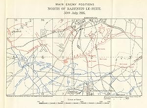 Main Enemy positions north of Bazentin-le-Petit. 30th July, 1916