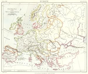 Europe; Europe in the time of Charlemagne (768 - 814)