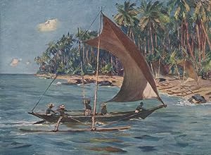 Cingalese sailing Canoe
