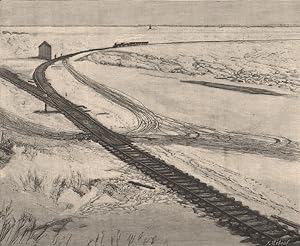 Railway on the Frozen St. Lawrence