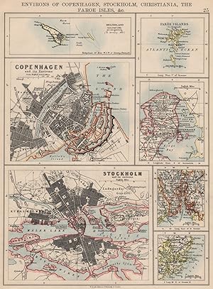Environs of Copenhagen, Stockholm, Christiania, The Faroe Isles, &c.; Heligoland; Copenhagen and ...