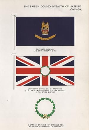 The British Commonwealth of Nations Canada; Governor General and Commander-In-Chief; Lieutenant G...