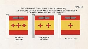 Spain; Dsitinguishing Flags-Air force (Continued) Air Officers outside their areas of Command, or...