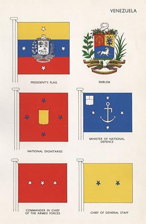 Venezuela; President's Flag; Emblem; National Dignitaries; Minister of National Defence; Commande...