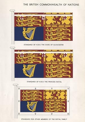 The British Commonwealth of Nations; Standard of H.R.H. The Duke of Gloucester; Standard of H.R.H...