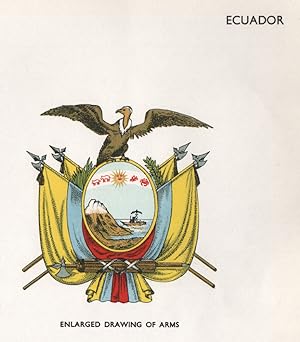 Ecuador; Enlarged Drawing of Arms
