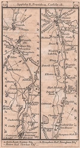 [London to Edinburgh by Carlisle, commencing at Borough bridge in the Coldstream Road] : Appleby ...