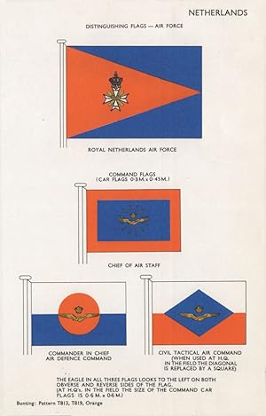 Netherlands; Distinguishing Flags-Air Force; Royal Netherlands Air Force; Command Flags; Chief of...