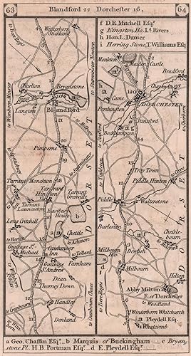 [London to Exeter (the Lower Road) commencing at Basingstoke] : Tarrant Hinton - Blandford Forum ...