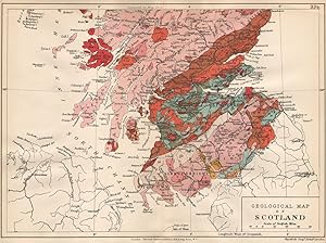 Geological map of Scotland