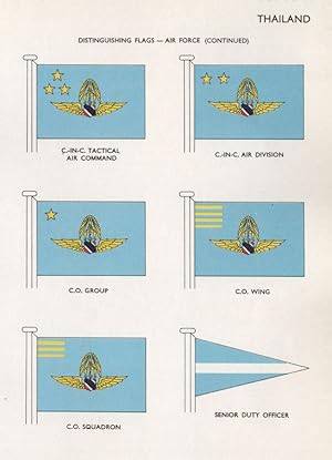 Thailand; Distinguishing Flags-Army (Continued); C.-In-C. Tactical Air Command; C.-In-C. Air Divi...