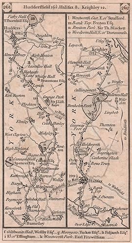 [London to Bedford, Nottingham, Barnesly, Halifax, Skipton, &c. continued to Kendal, Cockermouth,...