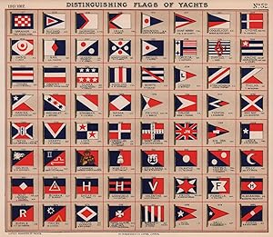 Distinguishing Flags of Yachts - Spanker. Thomas. Hinshelwood - Blizzard. K.S. Jackson - Skirmish...