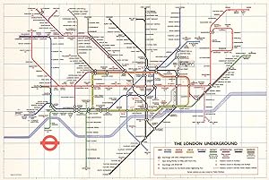 London Transport - Underground diagram of lines - No. 2 1975 (R) [3.76/1570M/750,000]