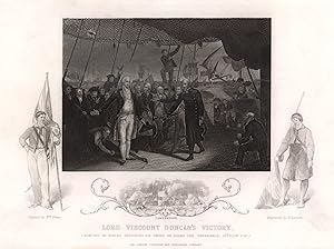 Lord Viscount Duncan's victory (Admiral de Winter resigning his sword on board the Venerable, Oct...