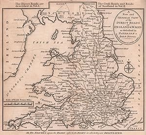 A New and General view of the Direct Roads of England & Wales as described in Paterson's British ...