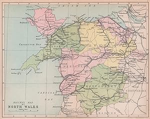 Railway Map of North Wales